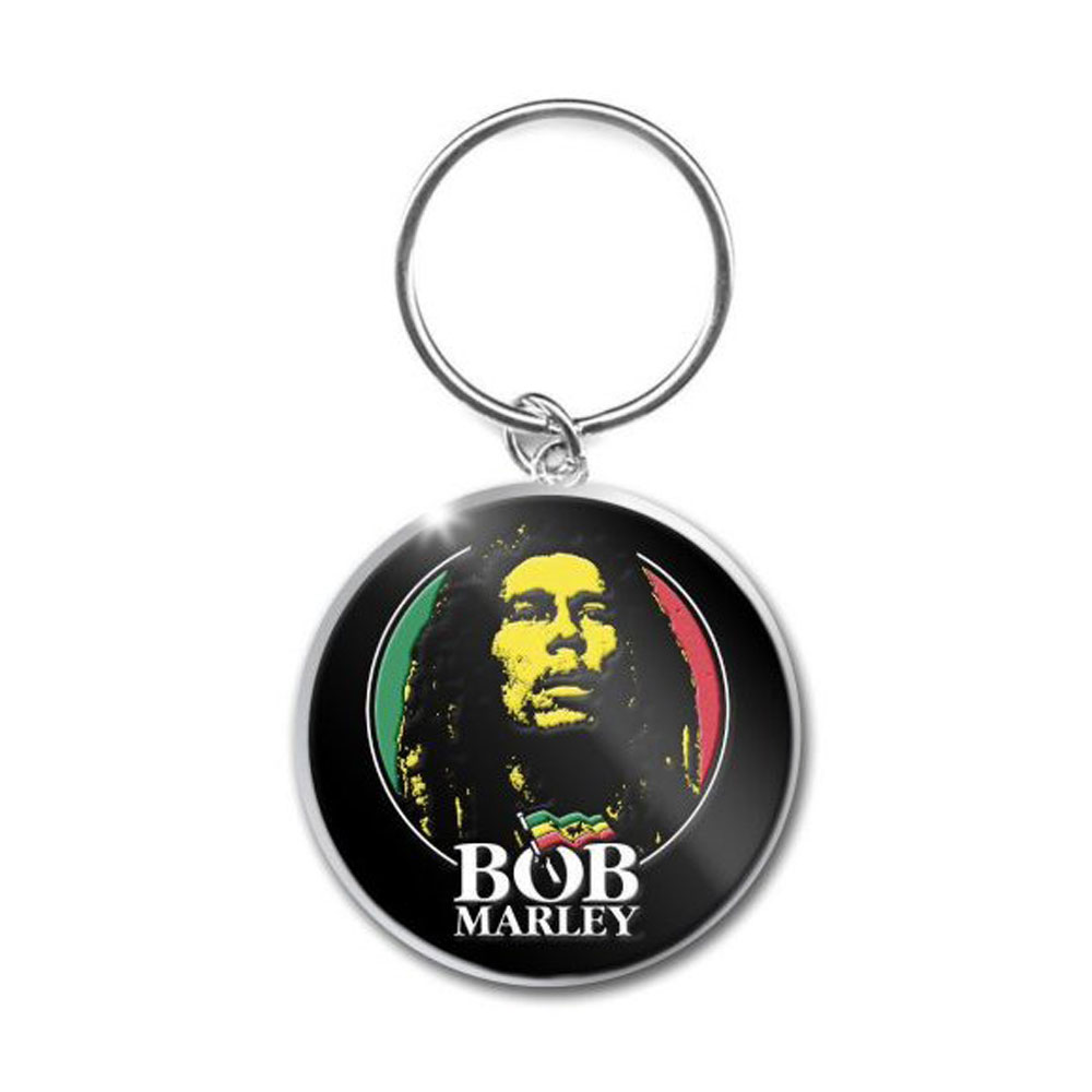 Bob Marley - Logo Face Sleutelhanger - Multicolours